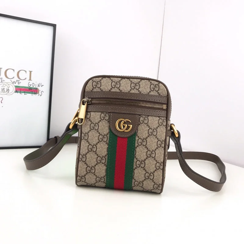 Women Gucci bags with a snap - button closure and a decorative charmBC - GUCCI BAG - 2737