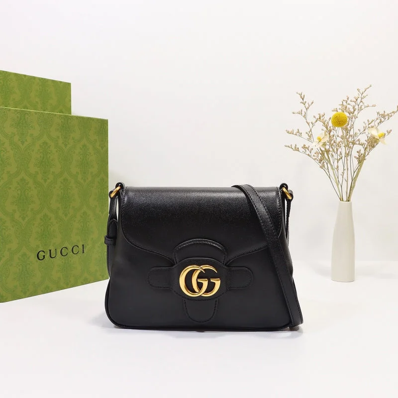 Women Gucci bags with a chain - link trim and a leather bodyWF - Gucci Bags - 1581