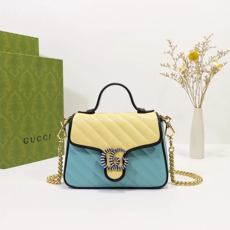 Women Gucci Sylvie bags with a monogram - embossed leatherWF - Gucci Bags - 1602