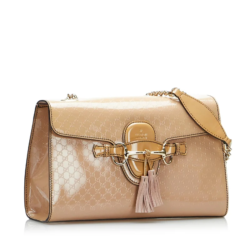 Ladies Gucci Dionysus bags with a chain - link shoulder strapGucci Microguccissima Emily (SHG-rTgnTG)