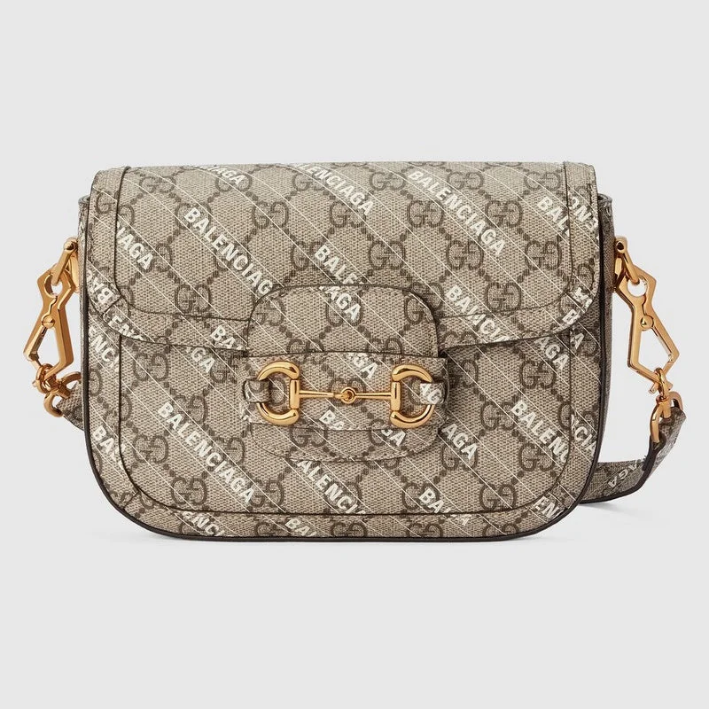 Ladies Gucci shoulder bags with a magnetic - closure flapWF - Gucci Bags - 1351