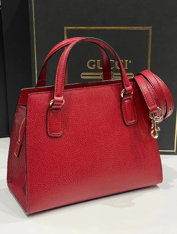 Gucci handbags for women with a metal - framed claspGucci - Sac Soho GG rouge