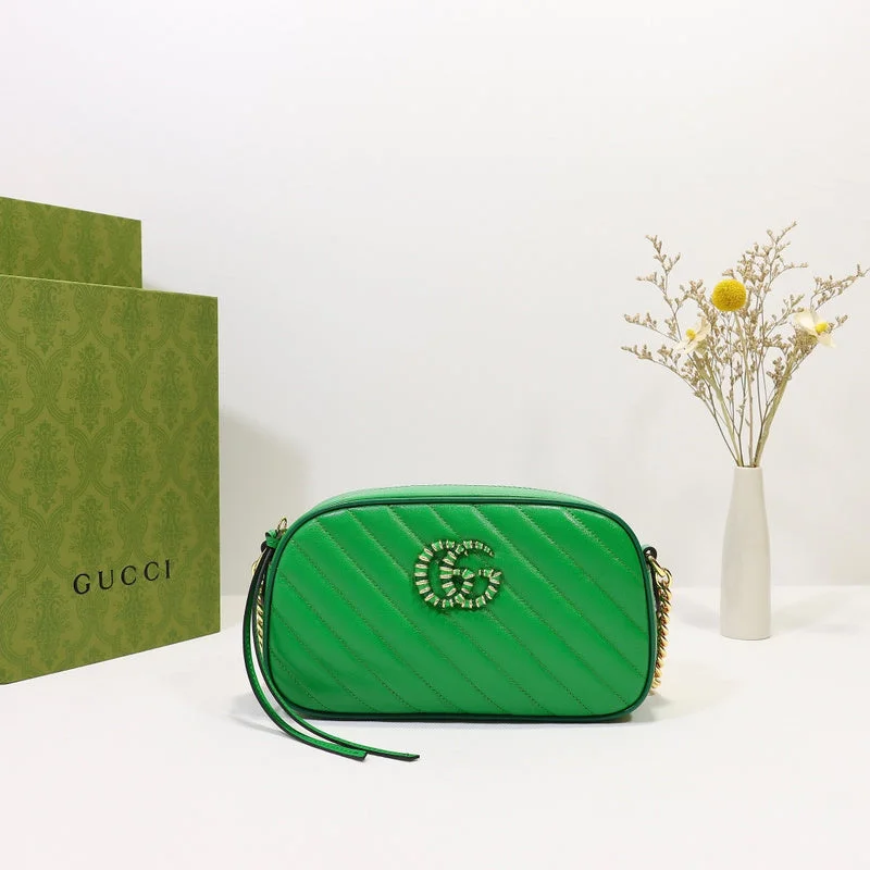 Women Gucci bags with a zip - around closure for securityWF - Gucci Bags - 1576