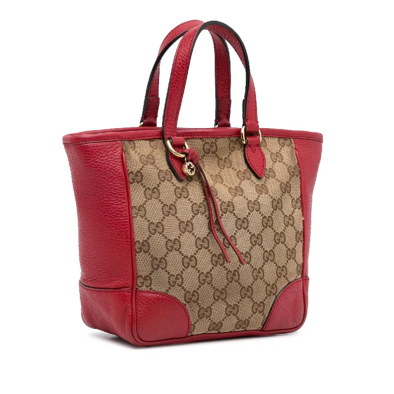 Women Gucci crossbody bags in a bold red colorGucci GG Canvas Bree Satchel (wYDmJu)