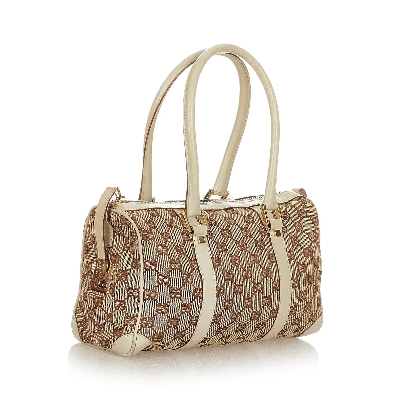 Gucci Marmont bags for women with quilted leather exteriorsGucci GG Canvas Boston Bag (22683)