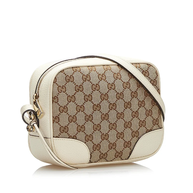 Gucci Marmont bags for women with a contrast - colored interiorGucci GG Canvas Bree (SHG-7bPB2e)