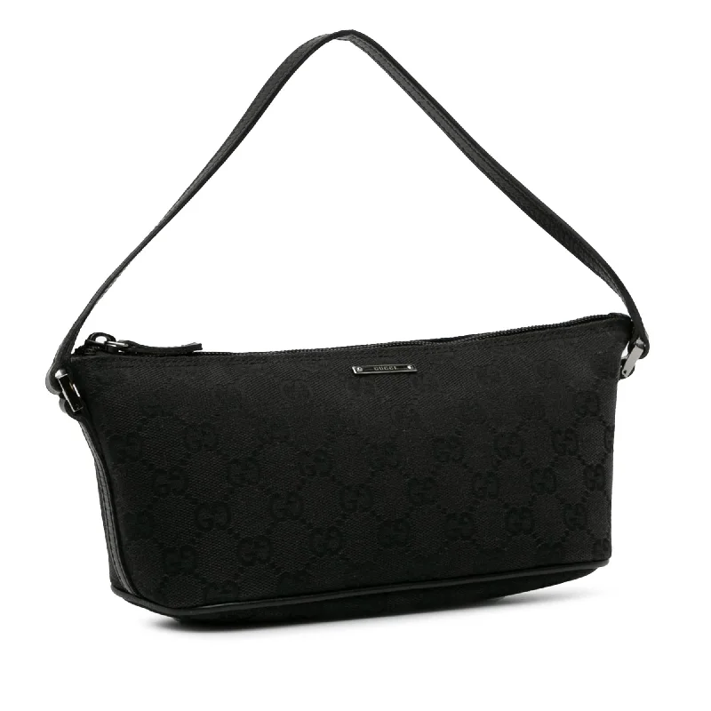 Women Gucci bags with a detachable mirror insideGucci GG Canvas Boat ueDYmd)