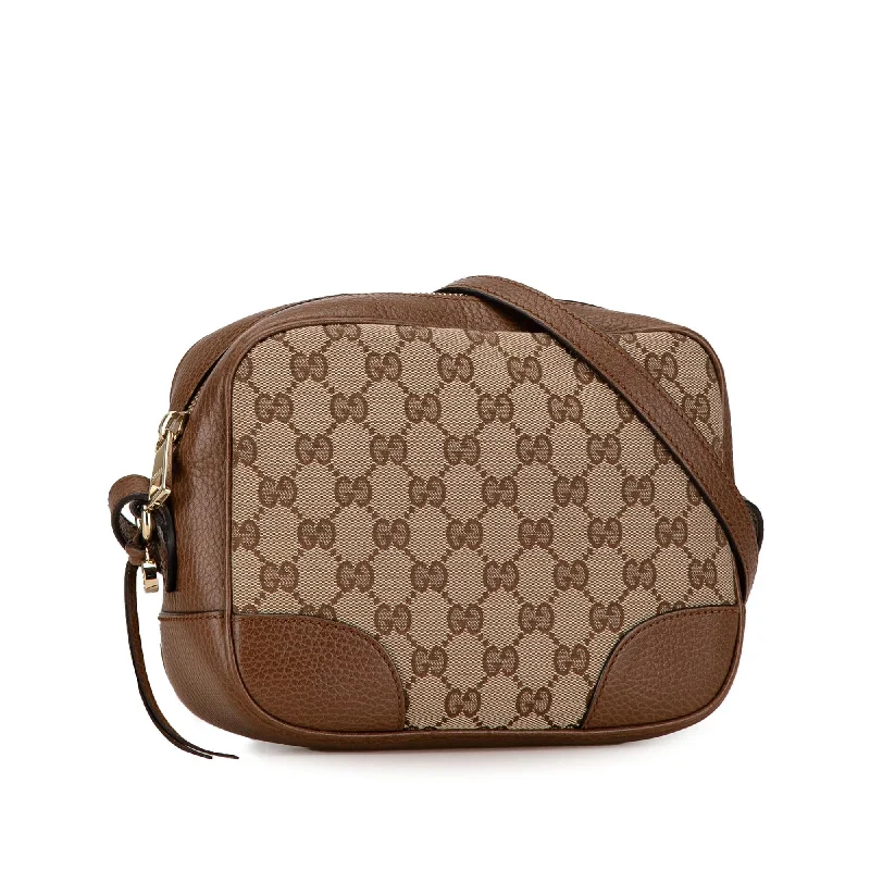 Gucci handbags for women with a metal - framed claspGucci GG Canvas Bree Crossbody 6tx3cw)