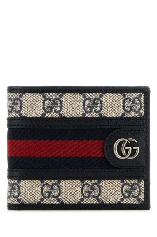 Gucci Marmont bags for women with a snakeskin - effect panelGucci Woman Gg Supreme Fabric Wallet