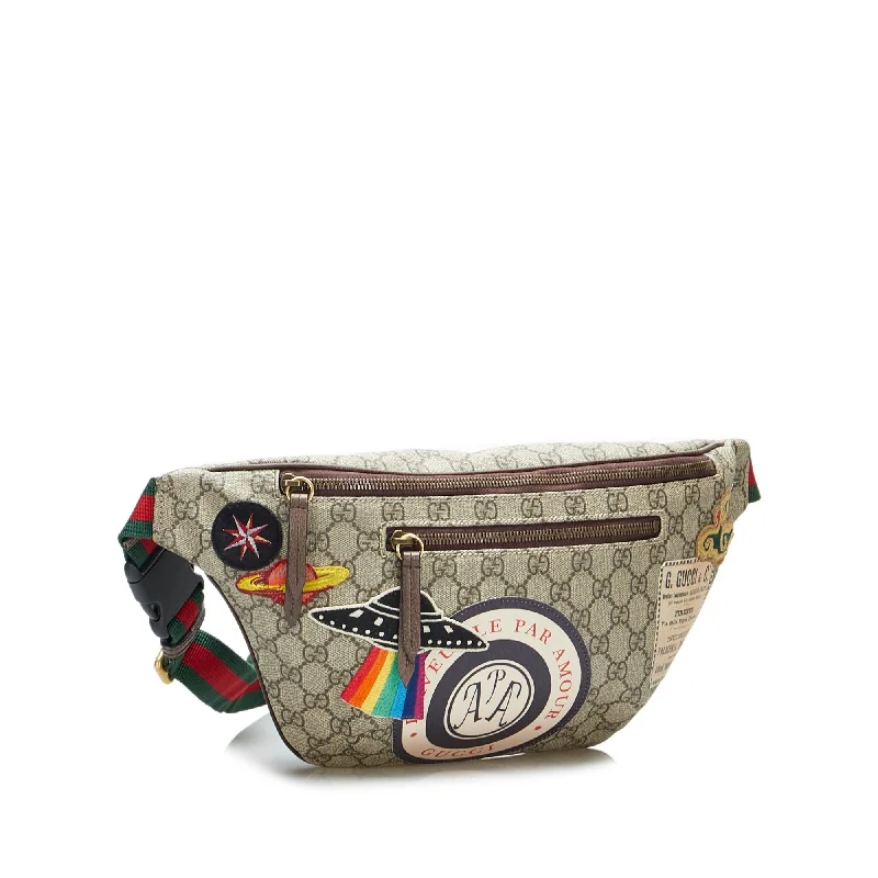 Ladies Gucci Dionysus bags with a star - shaped charmGucci GG Supreme Courrier Belt Bag (SHG-08oSWk)