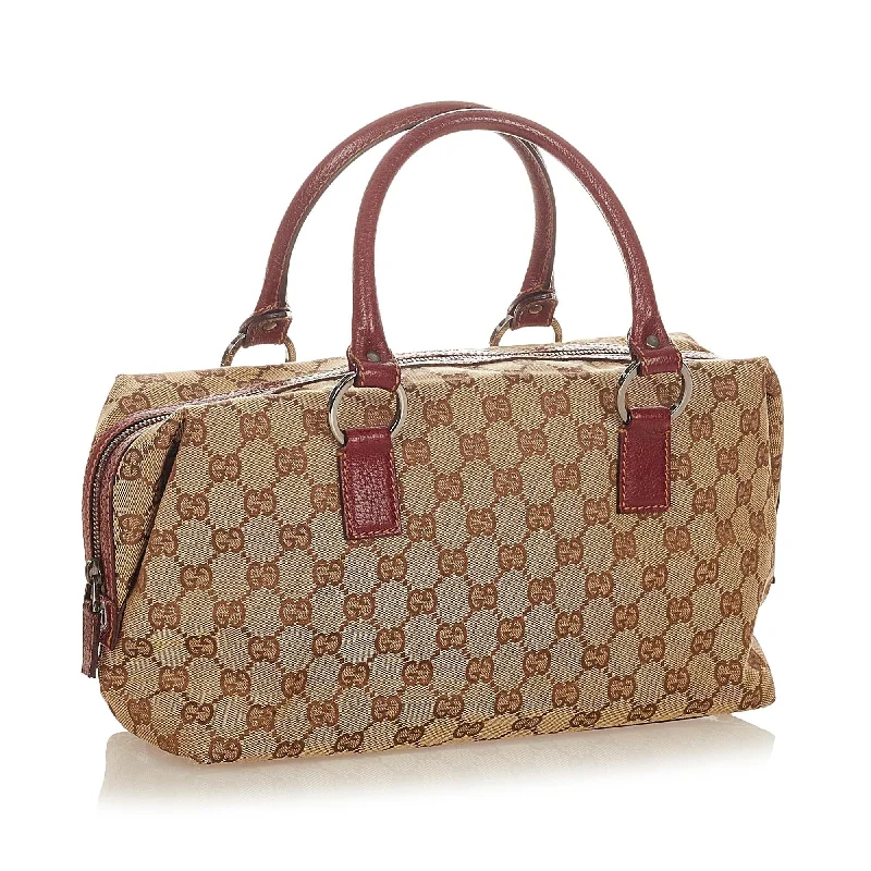 Ladies Gucci Dionysus bags with a chain - link shoulder strapGucci GG Canvas Boston Bag (24437)