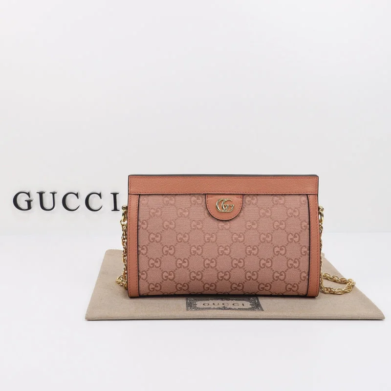 Women Gucci Sylvie bags with a monogram - embossed leatherBC - GUCCI BAG - 317