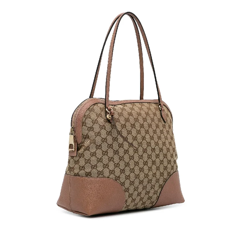 Gucci handbags for women with a back - zip pocketGucci GG Canvas Bree Shoulder Bag (peTxRU)