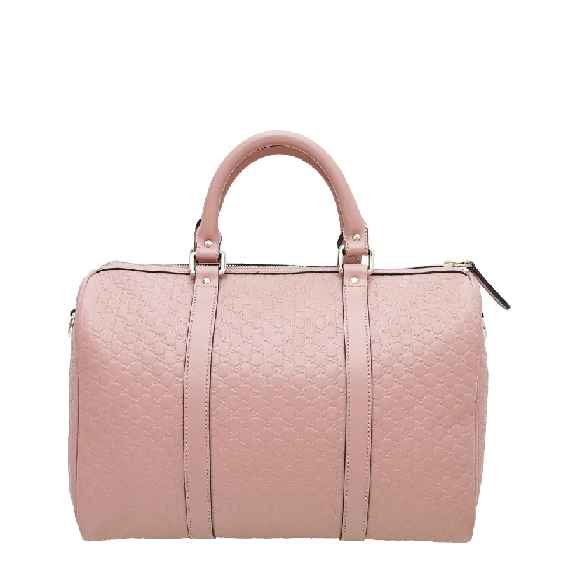 Ladies Gucci Dionysus bags with a detachable shoulder strapGucci Dusty Pink GG Microguccissima Joy Boston Medium Bag