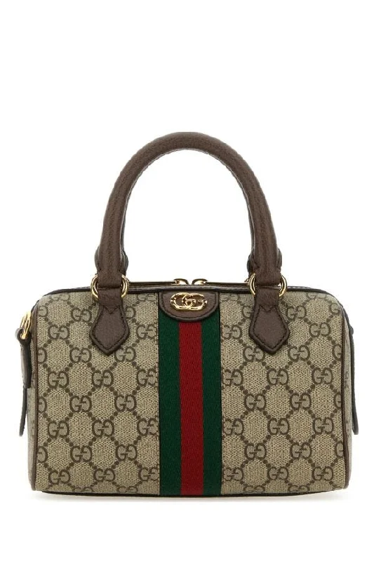 Gucci Marmont bags for women with gold - toned hardwareGucci Woman Gg Supreme Fabric And Leather Mini Ophidia Gg Handbag