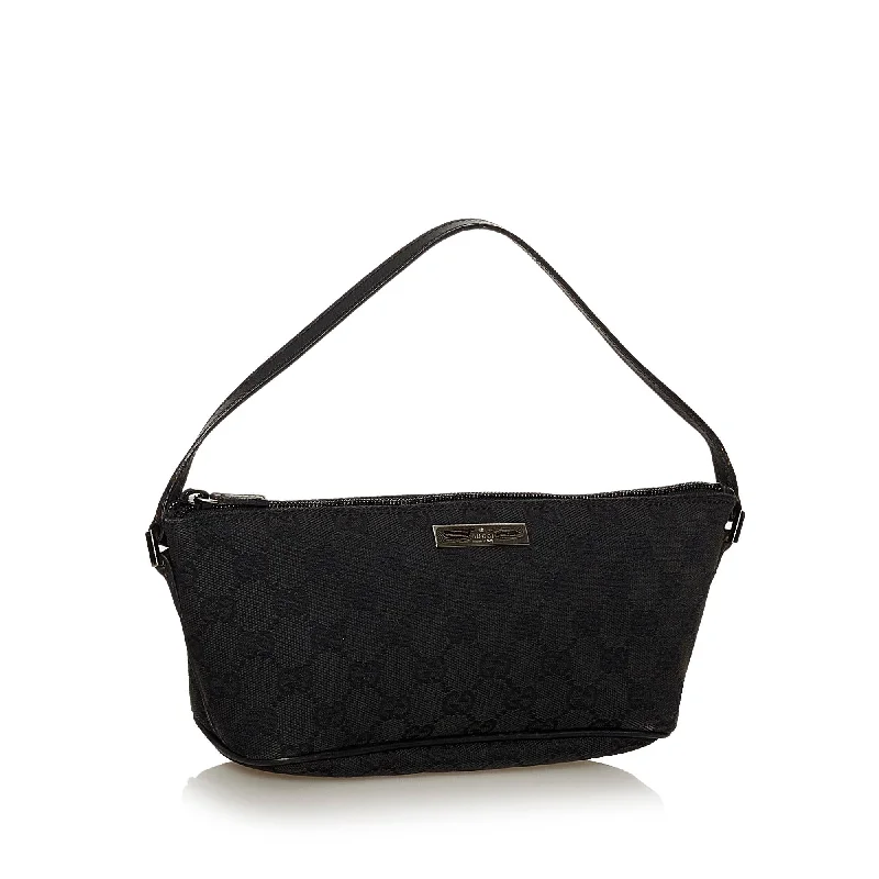 Ladies Gucci Dionysus bags with a star - shaped charmGucci GG Canvas Boat Baguette (28600)