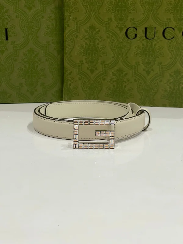 Gucci handbags for women with a patent - leather finishGucci - Ceinture GG strass