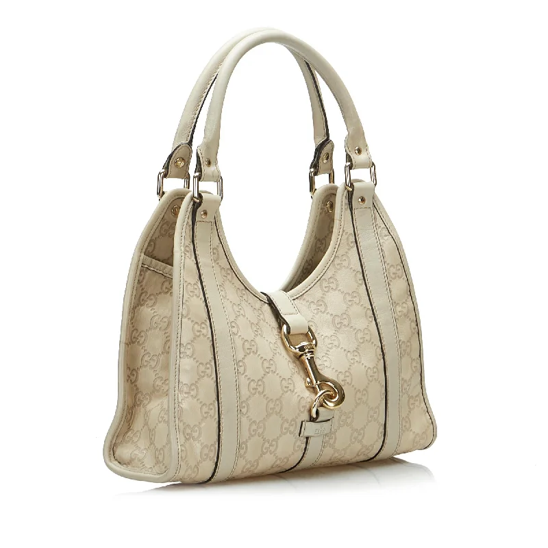 Women Gucci bags with a chain - link trim and a leather bodyGucci Guccissima Jackie Bardot (SHG-z8VOlo)