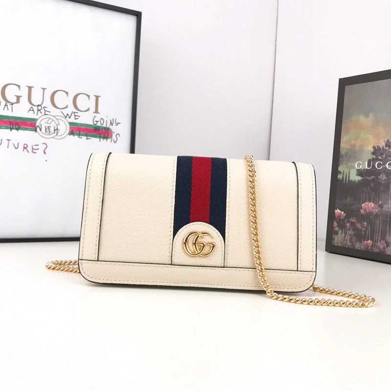 Women Gucci bags with a front - flap pocket for quick - access itemsBC - GUCCI BAG - 2644