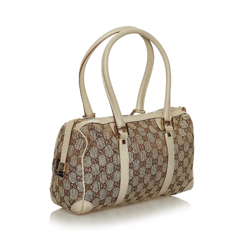 Gucci Marmont bags for women with quilted leather exteriorsGucci GG Canvas Boston Bag (28787)