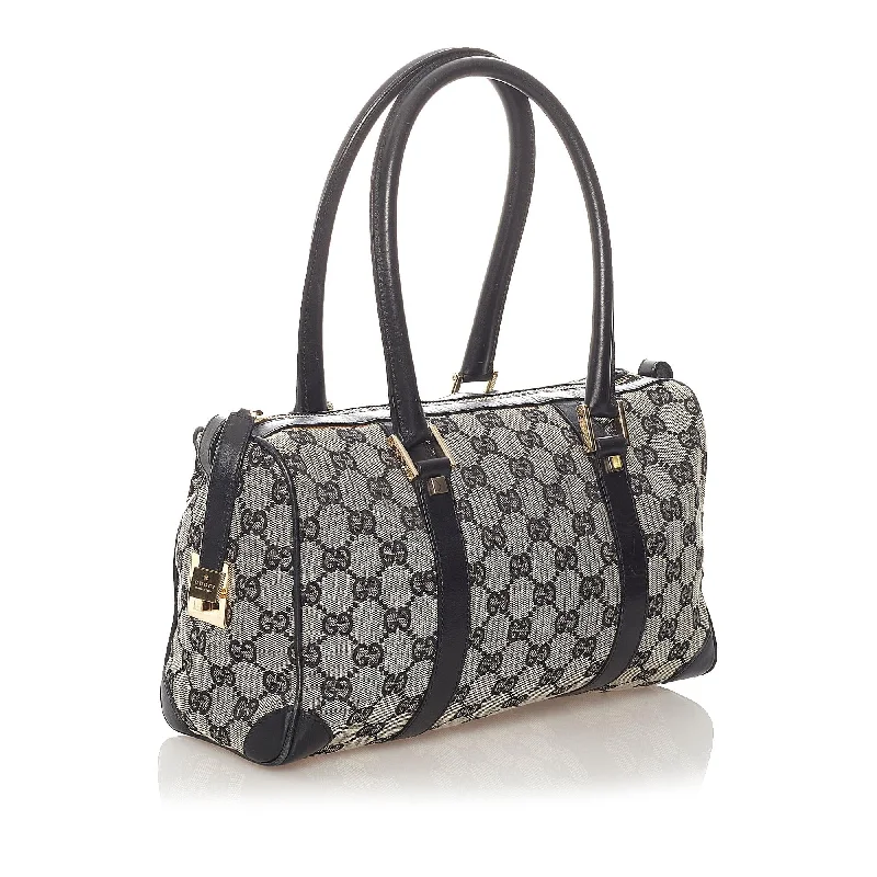 Women Gucci crossbody bags with a printed floral patternGucci GG Canvas Boston Bag (27267)