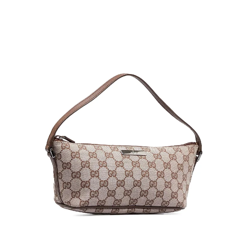 Gucci Marmont bags for women with gold - toned hardwareGucci GG Canvas Boat (SHG-peR5k2)