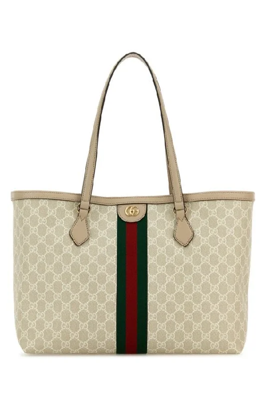 Ladies Gucci Dionysus bags in a pastel colorGucci Woman Gg Supreme Fabric Medium Ophidia Shopping Bag