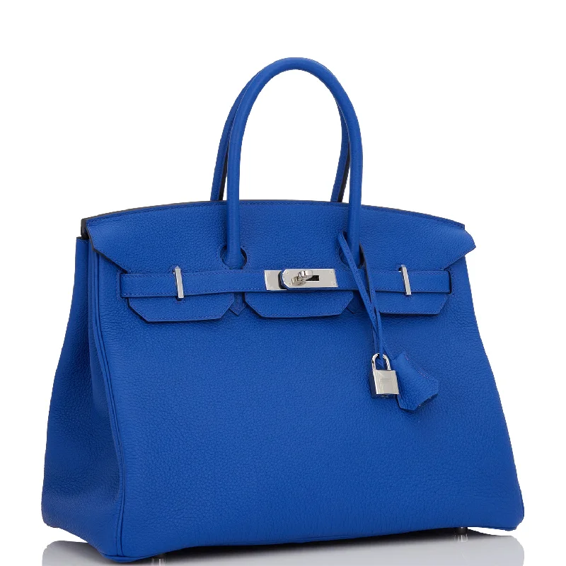 Hermes Birkin Bags with a Removable Coin Purse AttachmentHermes Birkin 35 Bleu Royal Togo Palladium Hardware