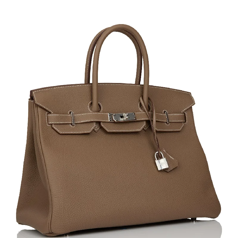 Hermes Birkin Bags Sized 30cm for a Compact Yet Spacious OptionHermes Birkin 35 Etoupe Togo Palladium Hardware