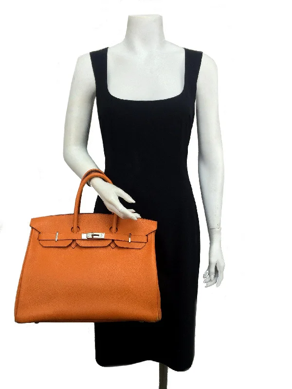 Hermes Birkin Bags with a Beaded Leather Strap for a Bohemian - Glamour LookHermes Epsom Leather Birkin 35 Bag