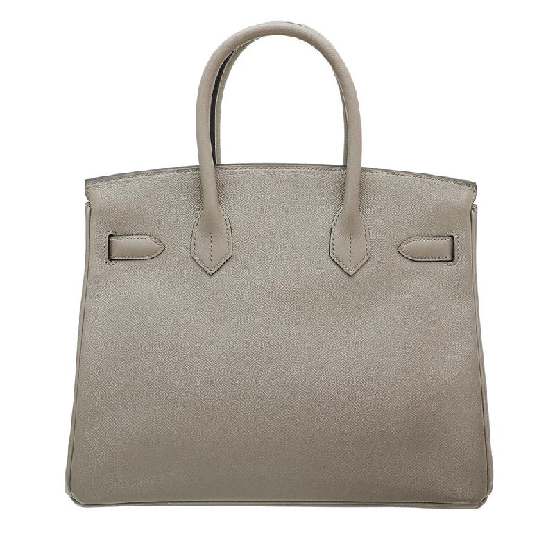 Hermes Birkin Bags with a Removable Interior OrganizerHermes Gris Asphalt Birkin 30 Bag