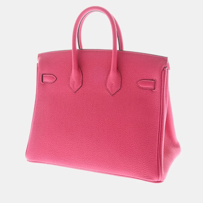 Hermes Birkin Bags in Smooth Box Calf Leather for a Timeless AestheticHERMES Pink Togo Leather Palladium Hardware Birkin 25 Bag