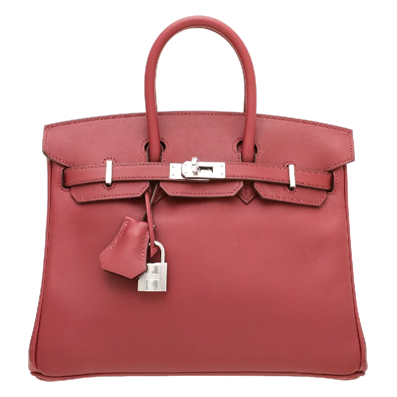 Hermes Birkin Bags with a Reinforced Bottom Panel for LongevityHermes Rouge H Swift Birkin 25 Bag