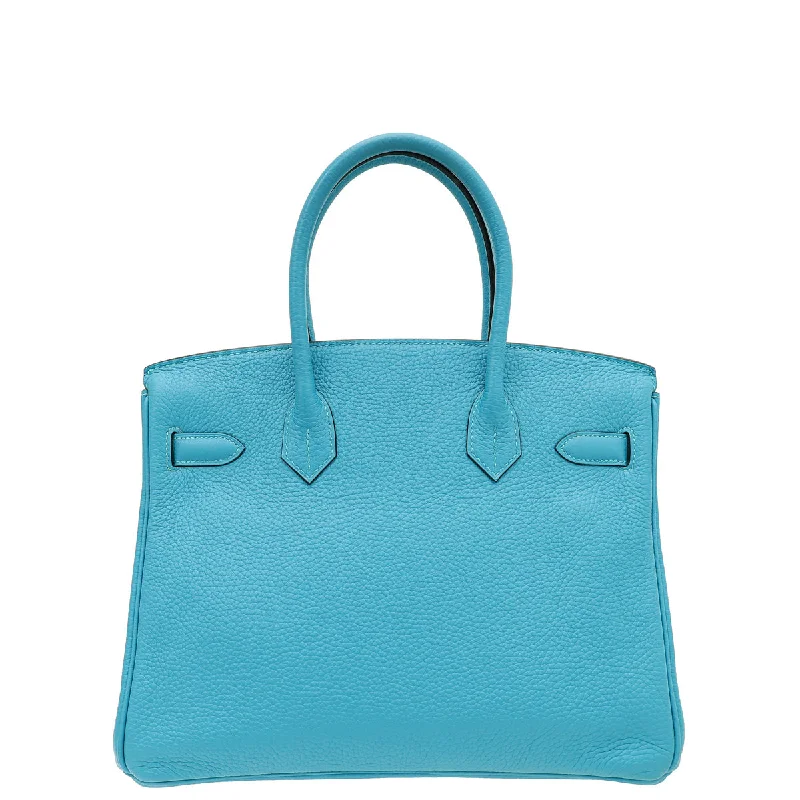 Hermes Birkin Bags in Exotic Python Leather for a Unique LookHermes Turquoise Retourne Birkin 30 Bag