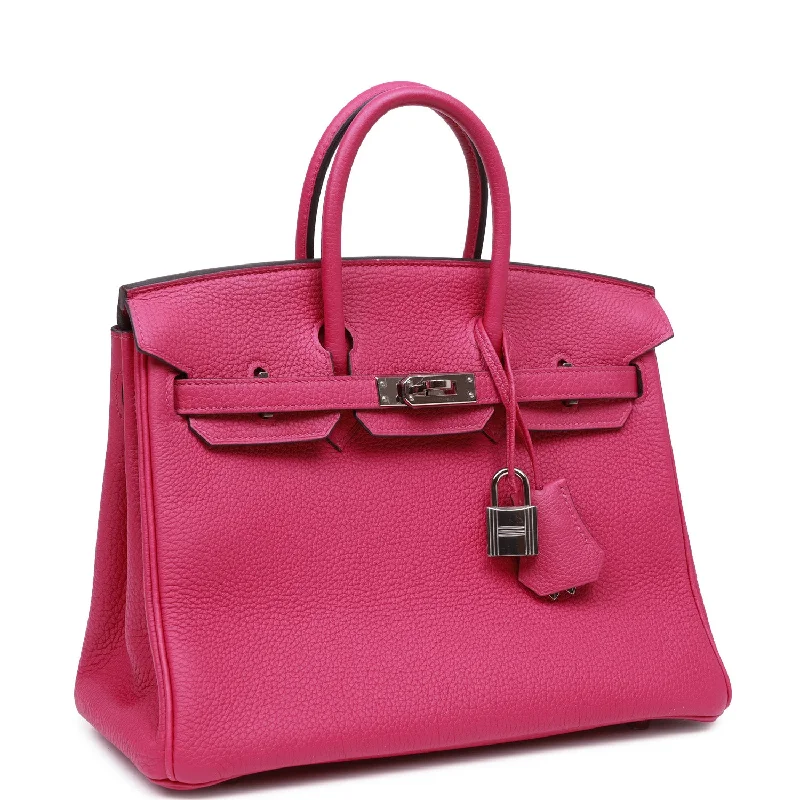 Hermes Birkin Bags in a Deep Burgundy for a Rich and Sumptuous AppearanceHermes Birkin 25 Rose Pourpre Togo Palladium Hardware