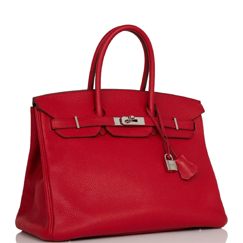 Hermes Birkin Bags in a Deep Burgundy for a Rich and Sumptuous AppearanceHermes Birkin 35 Rouge Casaque Clemence Palladium Hardware