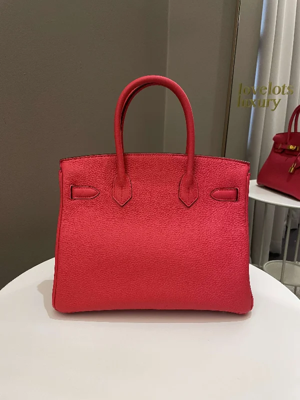 Hermes Birkin Bags with a Removable Coin Purse AttachmentHermes Birkin 30 Rose Jaipur Clemence