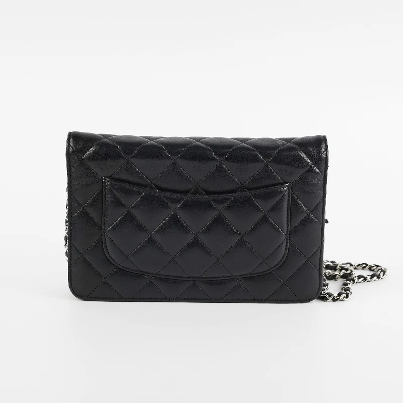 Chanel Designer Handbag with Unique DesignChanel Wallet on Chain WOC Black