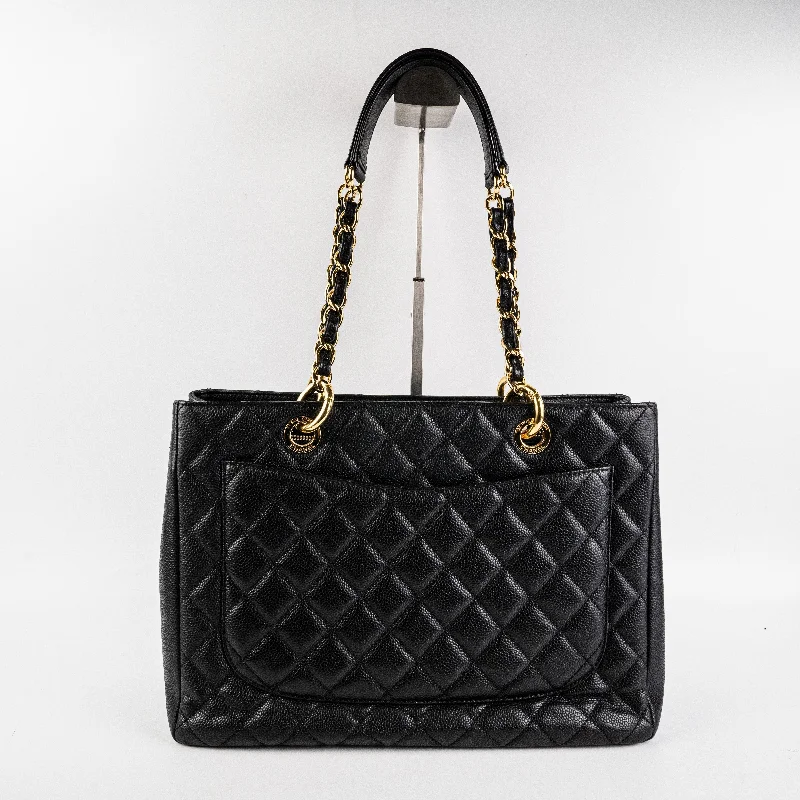 Chanel Quilted Leather Shoulder Bag for FashionistasChanel GST Caviar Black Tote Bag