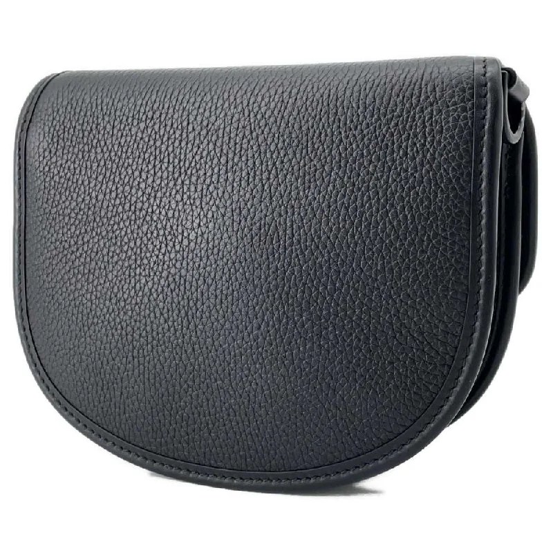 Christian Dior bags with a zip - top closure and multiple compartmentsDior Gallop Shoulder Bag Black 1ADPO033LAC Leather