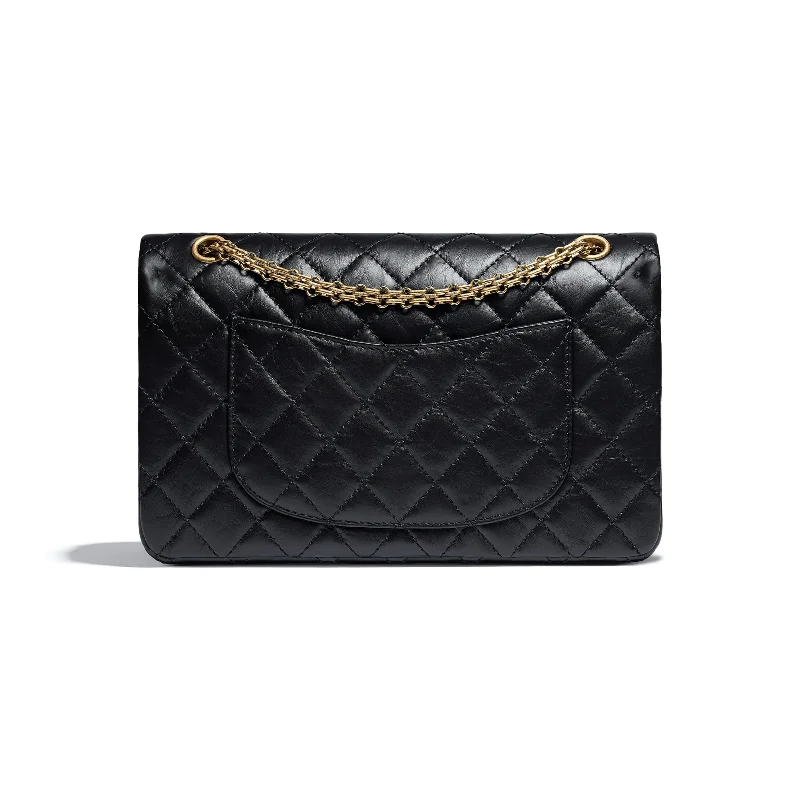 Chanel Designer Handbag with Unique DesignChanel 2.55 Handbag Aged Calfskin Black