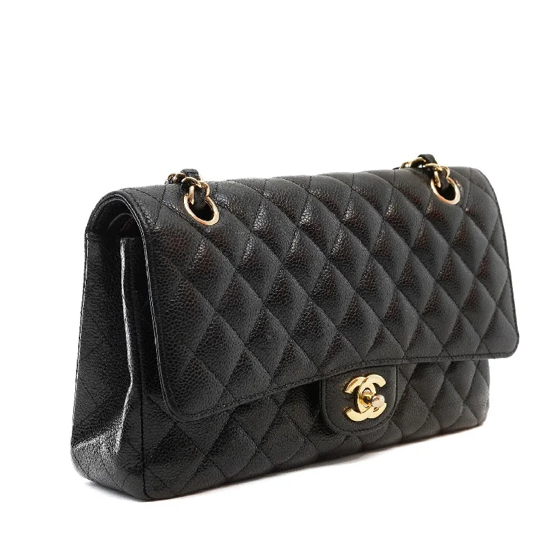 Chanel Limited Edition Handbag for CollectorsChanel Black Caviar Medium Classic w/ Gold Hardware