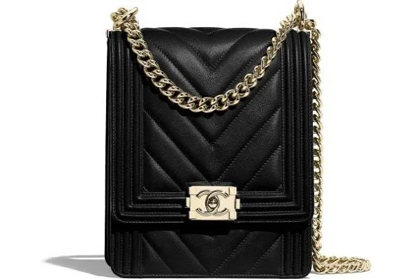 Chanel New Arrival Handbag with Gold HardwareChanel Boy Handbag Black