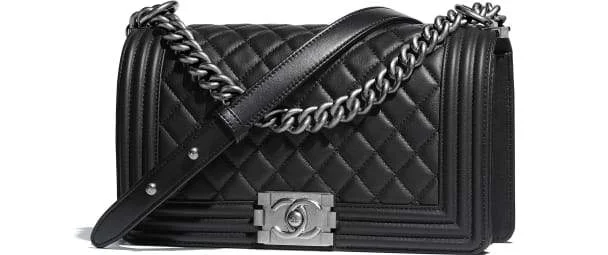 Chanel New Arrival Handbag with Gold HardwareChanel Boy Handbag Black