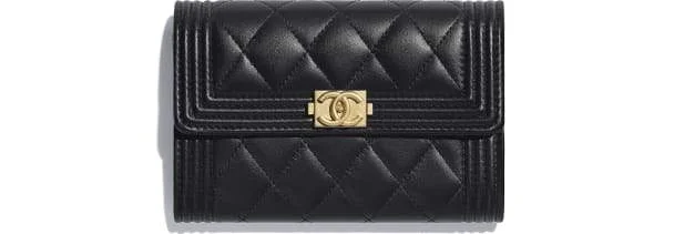 Chanel Lightweight Handbag for Daily ErrandsChanel Boy Small Flap Wallet Black