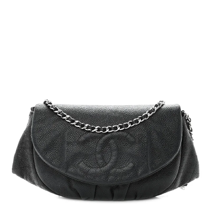 Chanel Medium Tote Bag for Office LadiesCHANEL CAVIAR LEATHER HALF MOON WALLET ON A CHAIN