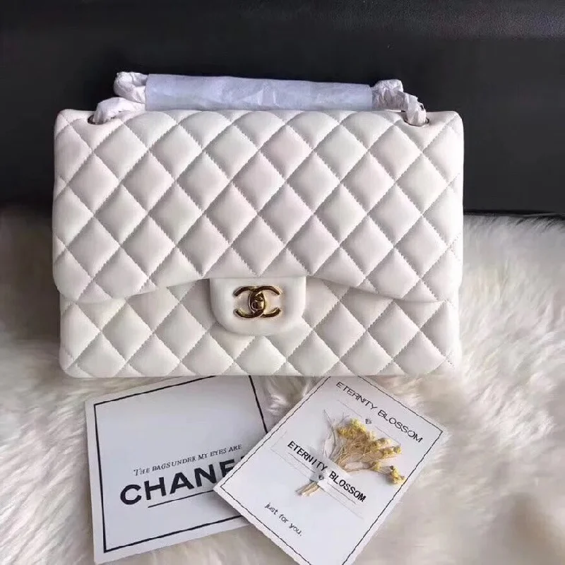 Chanel Classic Flap Bag for Evening PartyChanel Classic Double Flap 30 Caviar Shoulder Bag