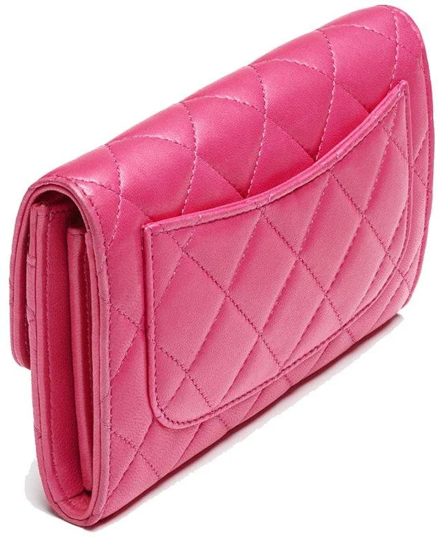 Chanel Colorful Handbag for Spring OutfitsChanel Classic Long Flap Wallet Pink