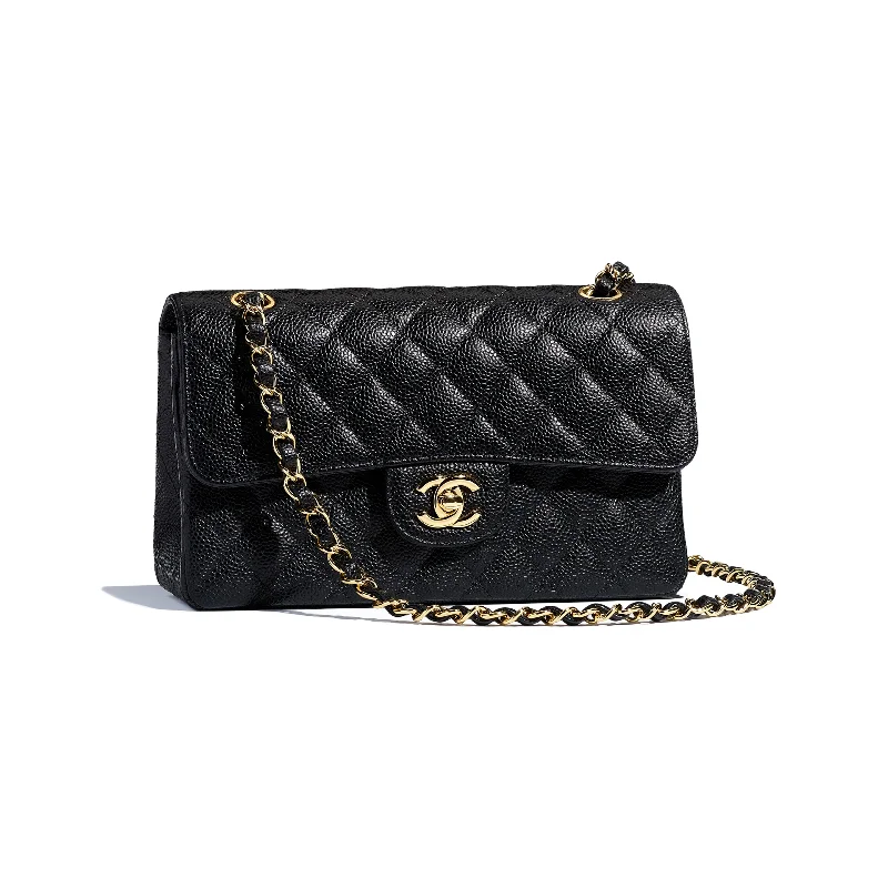 Chanel Black Handbag for Business MeetingsChanel Classic Medium Flap Bag Black