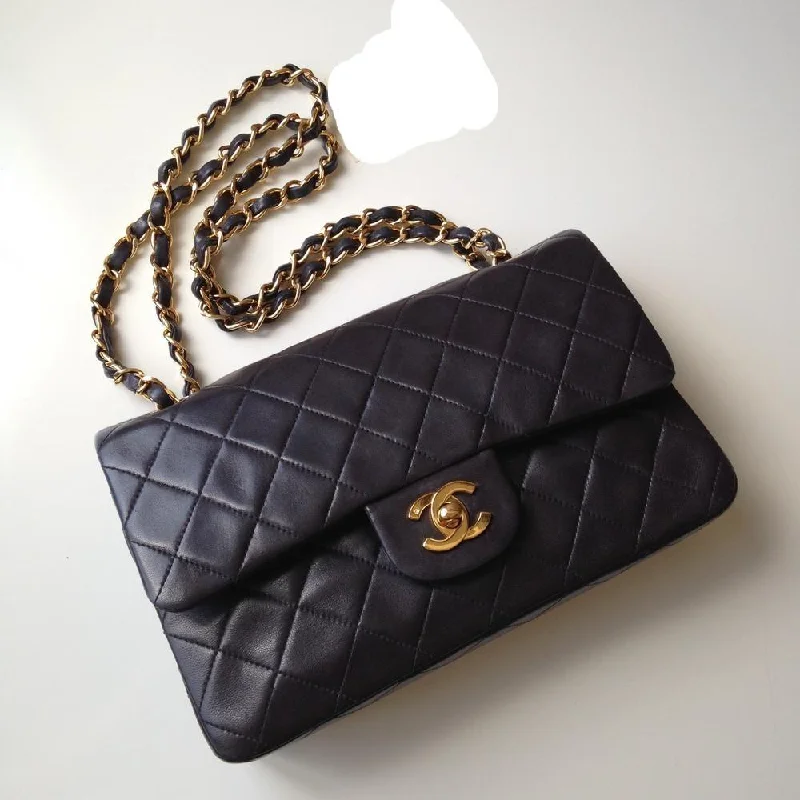 Chanel New Arrival Handbag with Gold HardwareChanel Classic Small Flap Bag Blue